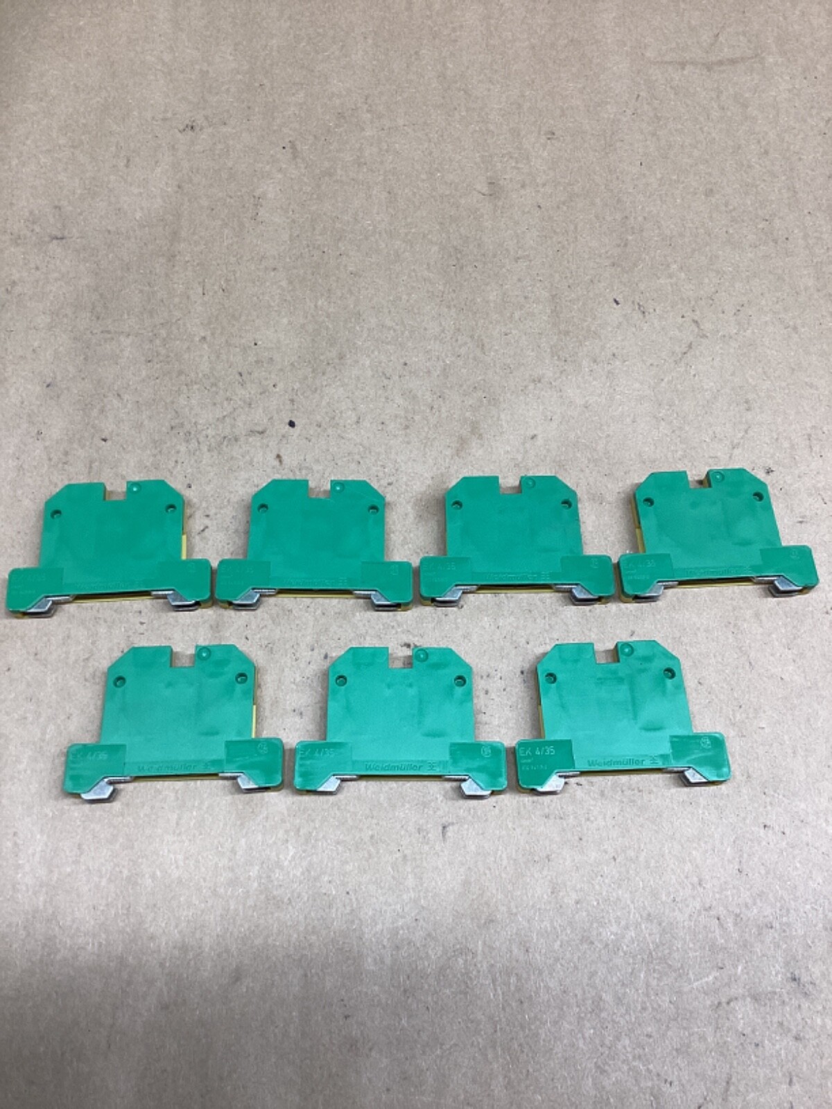 Weidmuller EK-4/35 Connection Terminal Block (Lot of 7) #4041M80