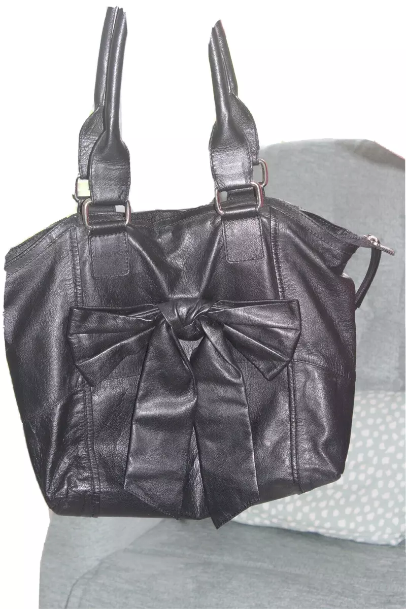 Betty Jackson Black Large Leather Bag eBay