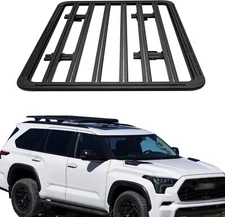 Roof Rack Cargo Basket for Toyota Sequoia 2023 2024 2025 Roof Basket Aluminum