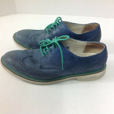 cole haan blue oxfords