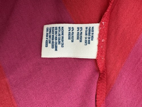 American Eagle Fuchsia/Red Sleeveless Spaghetti Strap Maxi Dress Womens Sz M - Picture 6 of 6