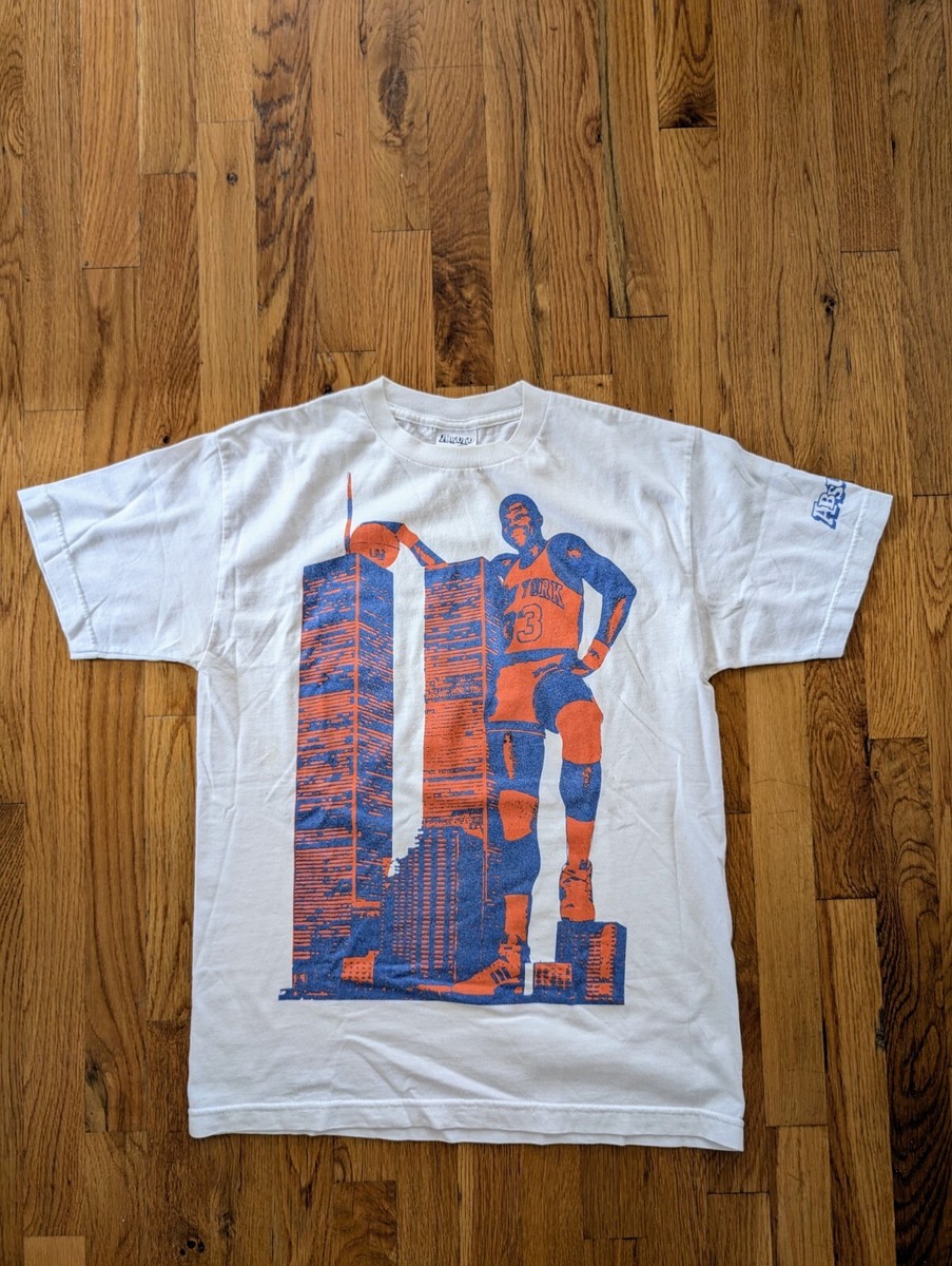 USA製 NBA PATRIC EWING ゲームシャツ ユニフォーム ニックス RARE Vintage NBA Patrick Ewing Shirt New York Knicks Twin