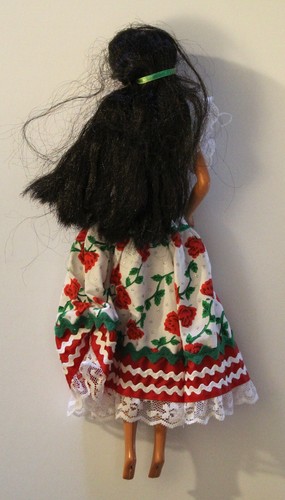 Mexican Barbie 1996 Mattel Dolls of the World Display Box Ständer - Bild 2 von 5