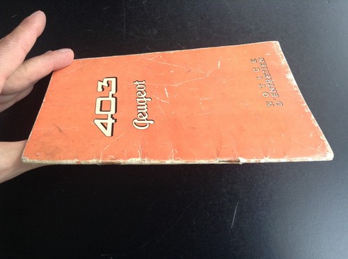 Lot de 2 Guides Notices entretien 403 Peugeot + 404 - Picture 2 of 7