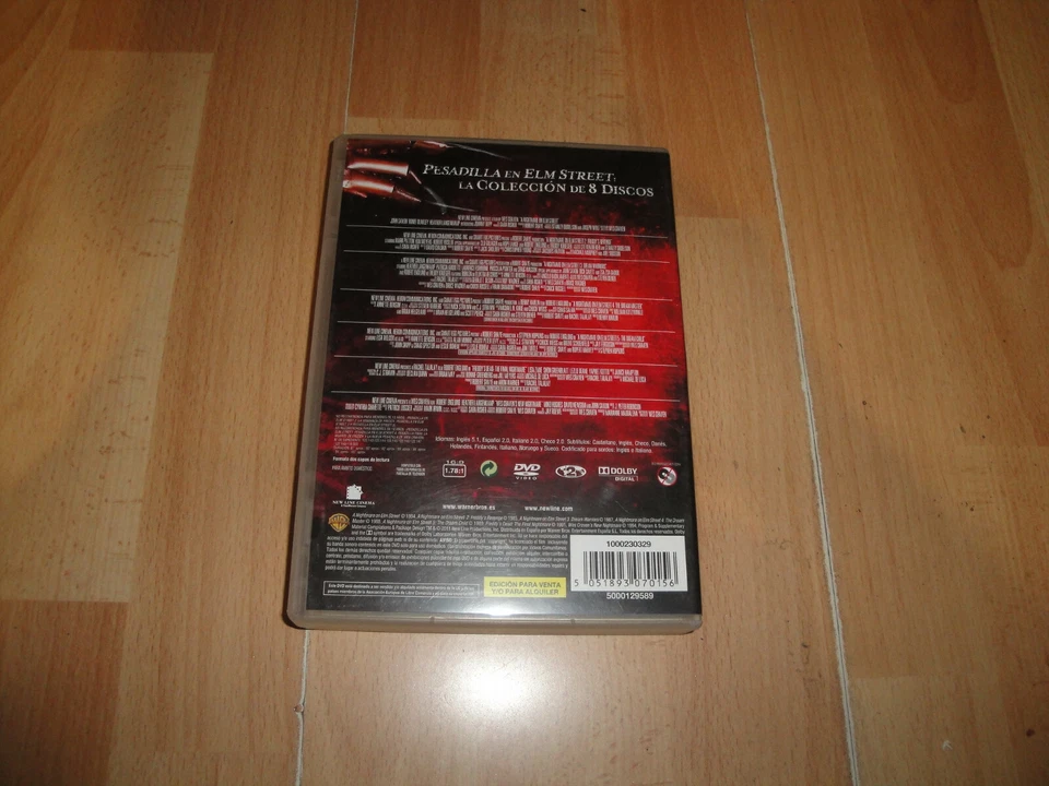 PESADILLA EN ELM STREET COLECCION EN DVD CON 8 DISCOS Y 7 PELICULAS BUEN ESTADO - Imagen 2 de 2