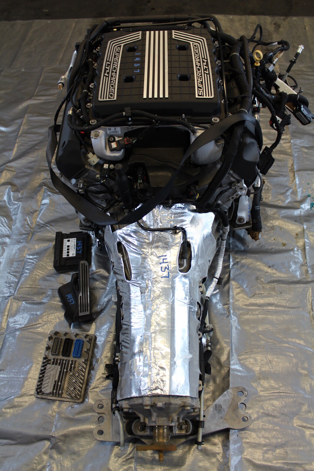 17 18 19 CAMARO ZL1 LT4 OEM ENGINE & AUTO 10L90 TRANSMISSION 87,770