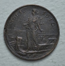 1 Centesimo FDC 1910 Kingdom Of Italy
