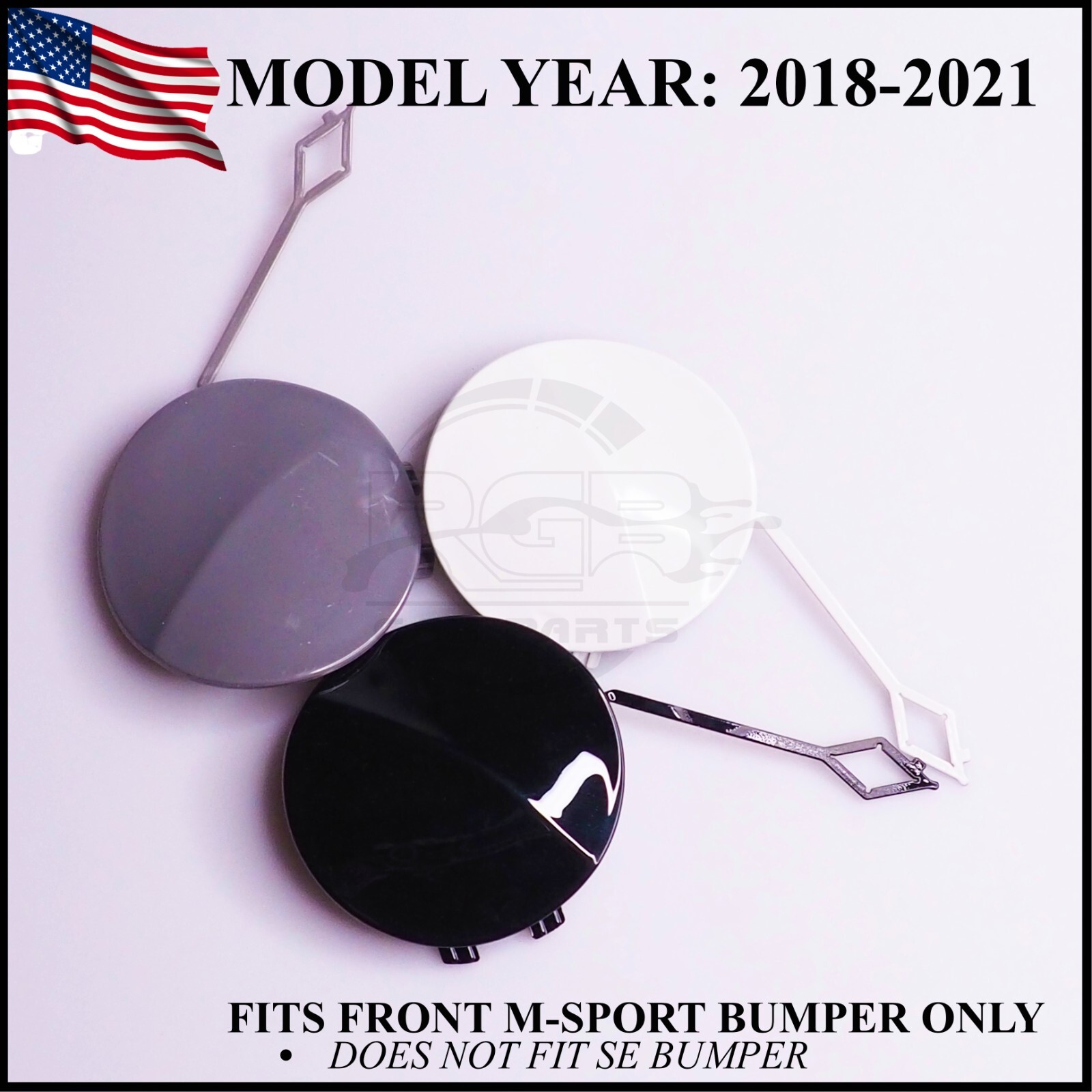 Front Bumper Tow Hook Cover For BMW 3er G20 G21 M Sport 320i 1821