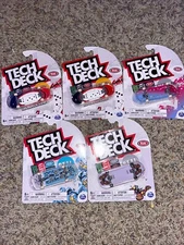 Lot of 5 Tech Deck Real Skateboards  New Free 🚢