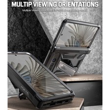 For Google Pixel Fold 5G Case Case with Screen Protector, Rugged Cover Gun Metal