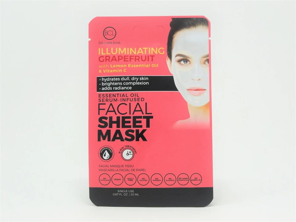 BCL Be Care Love Illuminating Grapefruit Lemon Vitamin C Facial Soft Sheet Mask - Image 2 of 4