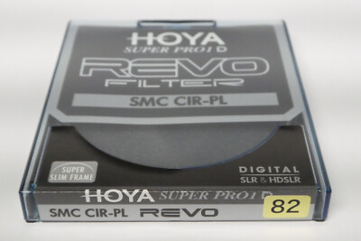 Hoya Super Pro 1 D Revo Filter SMC Pol circular Polfilter Neuware  82mm