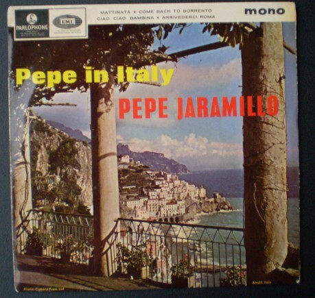Pepe Jaramillo And His Latin-American Rhythm - Pepe In Italy (7", EP)