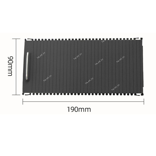 1Pcs Black Centre Console Roller Blind Cover Fits Mercedes W204 212 S212 204 - Imagen 6 de 6