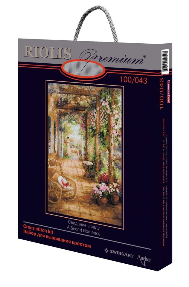 RIOLIS PREMIUM Counted Cross Stitch Kit 100/043 A Secret Romance - In Style - Image 3 of 4