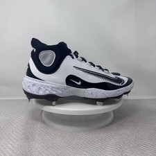 Nike Alpha Huarache Elite 4 Mid White Black Baseball Cleats Mens 10.5 FD2744-107 Nike Alpha Huarache Elite 4 Mid White Black Baseball Cleats Mens 10.5 FD2744-107 - Image 1