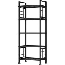 5-Tier Heavy Duty Garage Shelving Unit 750 lb Capacity, All-Carbon Steel Stor...