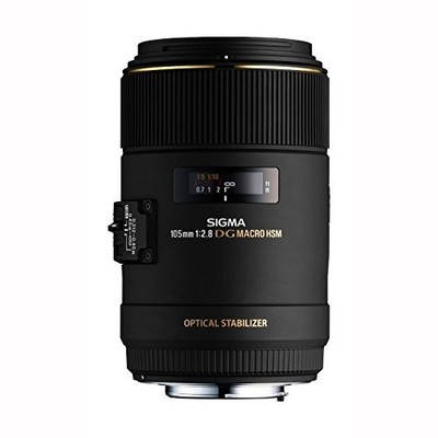 Sigma 105mm F2.8 EX DG OS HSM Macro Lens for Canon SLR Camera (Intl Model) Versi