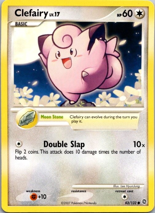 Clefairy Common Secret Wonders 83/132 NM