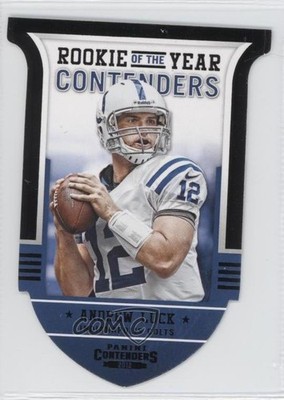 2012 Panini Contenders Rookie of the Year Black 19/50 Andrew Luck #1 RC 1j6