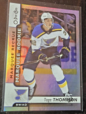 2017-18 O-PEE_CHEE #618 TAGE THOMPSON RAINBOW FOIL ROOKIE BUFFALO SABRES NHL
