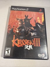 Kessen III (Sony PlayStation 2, 2005)  Complete CIB W/Registration Card
