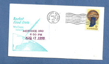 AEROBEE 350 ROCKET FIRED AUG 17,1966 WALLOPS SWANSON  SPACE COVER NASA