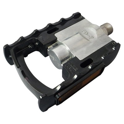 MKS (Mikashima Works) Fahrrad FD-7 Falt-Aluminium Pedal Schwarz Links Rechts Set