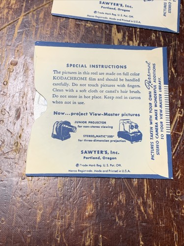 View Master Sawyer's Vacationland Series Scenic Niagara Falls Paket Rollen 1950er - Bild 11 von 19