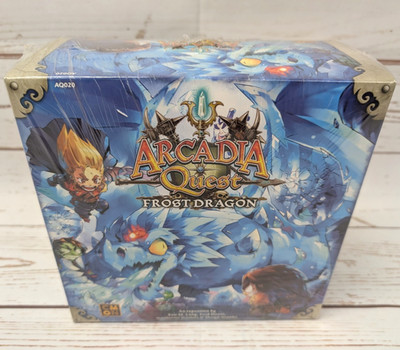 Arcadia Quest Frost Dragon Expansion NIS CMON Fantasy Dungeon Crawl Board Game