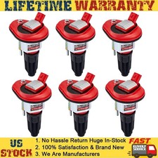 6pcs Uf303 Ignition Coil Bobina For Chevy Trailblazer Gmc Envoy 4.2l 8125680620