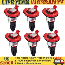 6PCS UF303 Ignition Coil Bobina For Chevy Trailblazer GMC Envoy 4.2L 8125680620