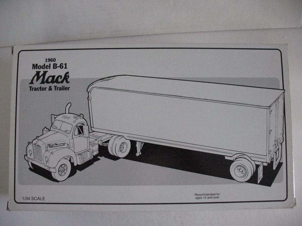 First Gear #10-1211 Roadway Express, Inc 1960 Mack B 61 Tractor Trailer - Image 3 of 3