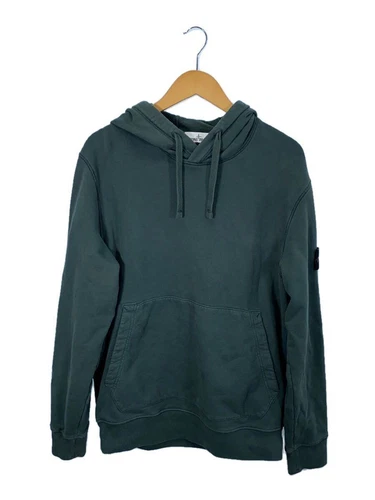 FELPA CON CAPPUCCIO STONE ISLAND XL COTONE Verde 771564120 Usata