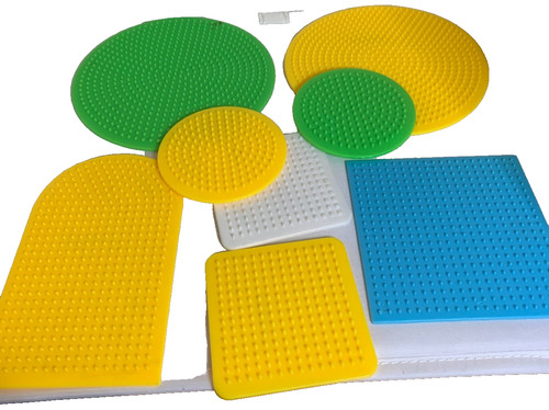 (8) Perler Bead Peg Boards Different Shapes
