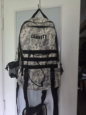 Garrett Digital Camo Metal Detector Backpack Carry Bag w/ Waist Pouch 1651700