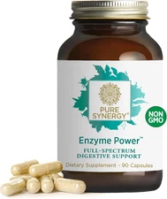 PURE SYNERGY Enzyme Power | Digestive Enzyme Supplement | Digestive Health Enzym