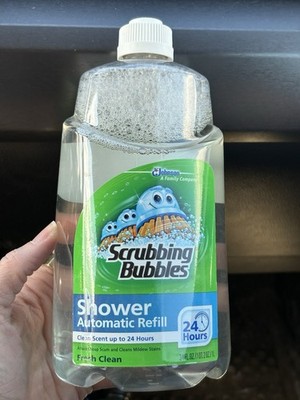 Scrubbing Bubbles Automatic Shower Cleaner Refill Glade Refreshing Spa 34 Oz New