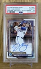 JAC CAGLIANONE 2024 Bowman Draft 1st Bowman Prospect Autograph PSA 10