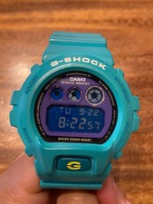 CASIO G-SHOCK DW-6900WS-2JF Digital Watch Turquoise Blue Marble