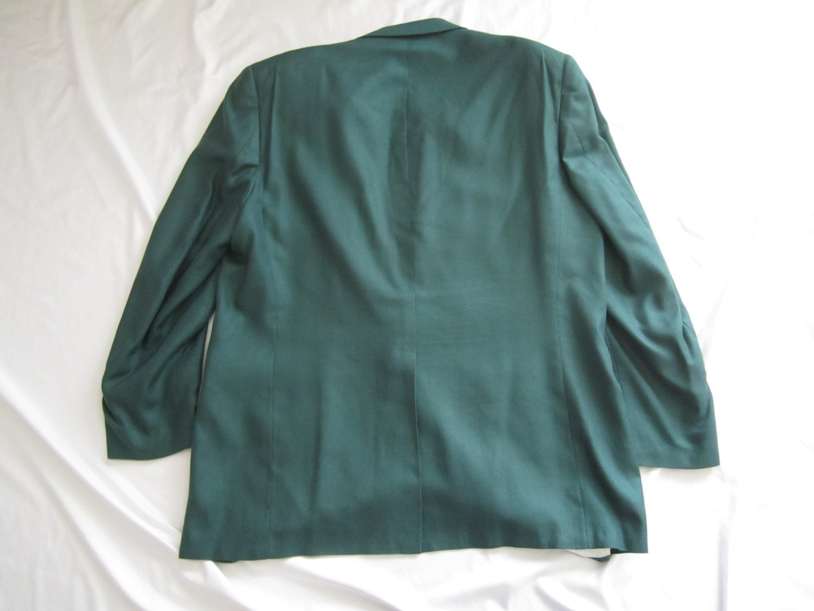 Vtg Burberrys 100% Silk 2 Button Green Blazer Jacket Sz 43 (MJ58) Made in USA thumbnail 17