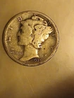 1925-D Mercury Silver Dime 10C - CIRCULATED -