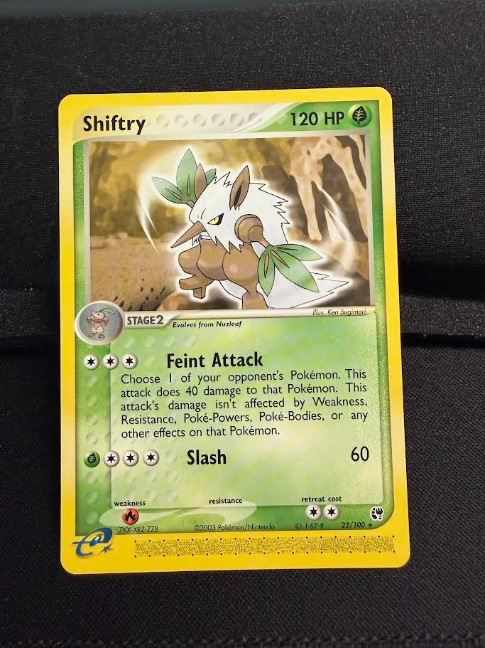 Pokemon Ex Sandstorm Shiftry Rare (22/100) NM
