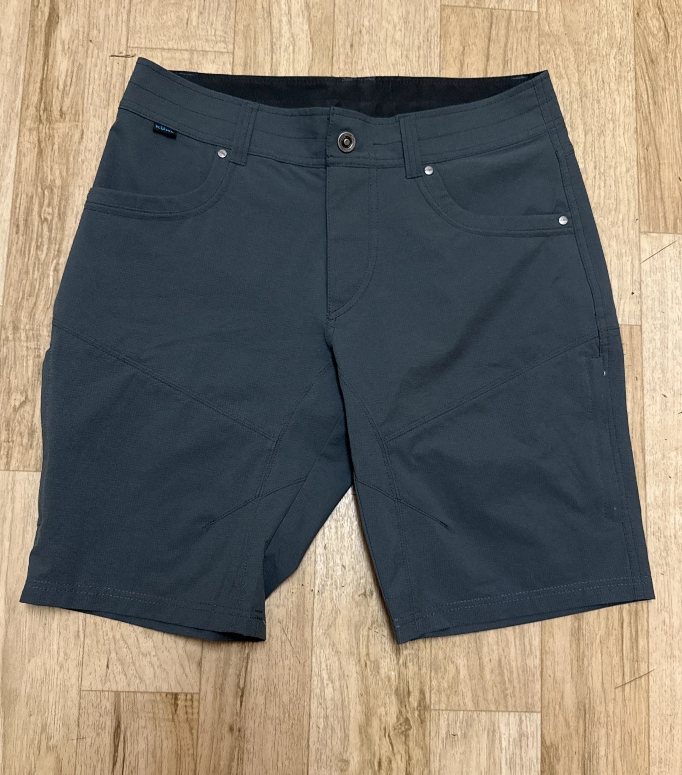 Kuhl Silencr Kargo Shorts Men’s Carbon Gray Ripstop Hiking Outdoor 5230 Sz 32