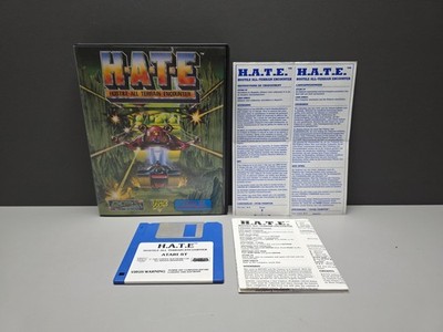 HATE H-A-T-E HOSTILE ALL TERRAIN ENCOUNTER ATARI ST HARD CASE OVP BOXED SELTEN