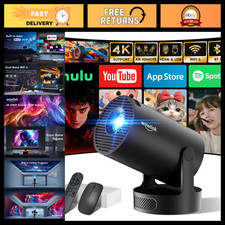 Mini Projector with WiFi 6, Bluetooth 5.4, Built-in Apps, 2026 Upgrade - Compact