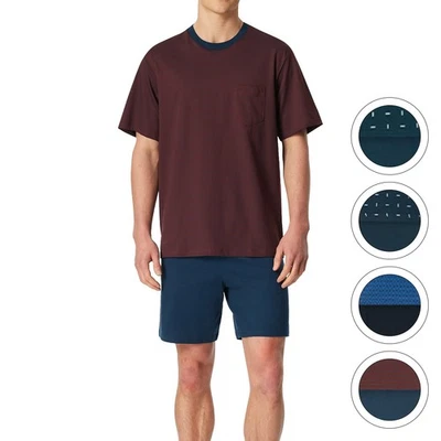 Schiesser - Comfort Essentials - Schlafanzug - Nachtwäsche - Rundhals-Ausschnitt - Bild 1 von 4