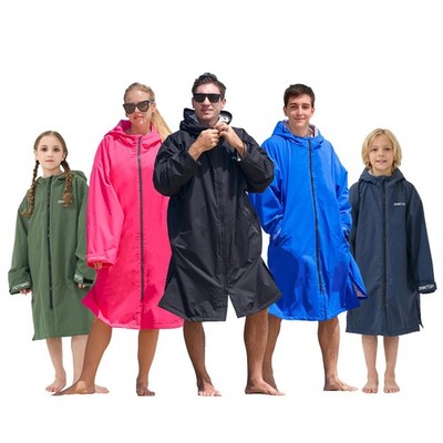 Owntop Swim Parka Surf Poncho for Kids Youth and Adult, Bat Wing Waterproof Chan