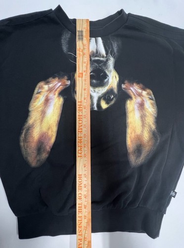 Adidas x Rita Ora Hound Dog Graphic Black Sweatshirt - Women's Size UK 8 - Picture 3 of 9