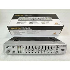 FBQ800 Ultra-compact 9-Band Graphic EQ Equalizer Suppressor Equalizer Processor